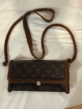 Authentic Louis Vuitton Twin GM Crossbody with Leather & Vodka Revamp